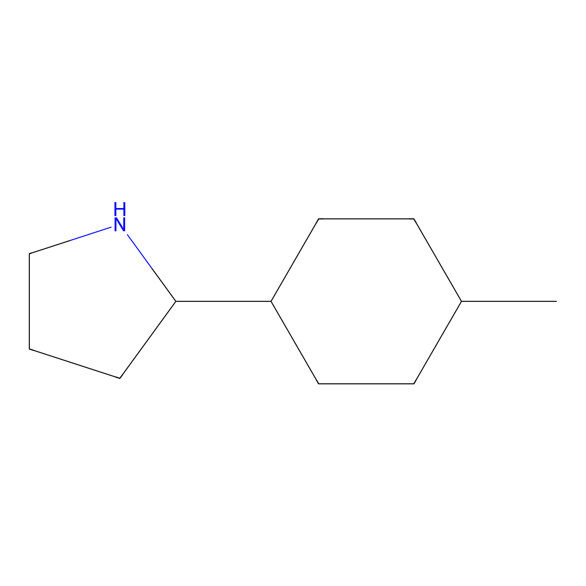 2-(4-Methylcyclohexyl)pyrrolidine molecular structure, CAS 1342360-23-9