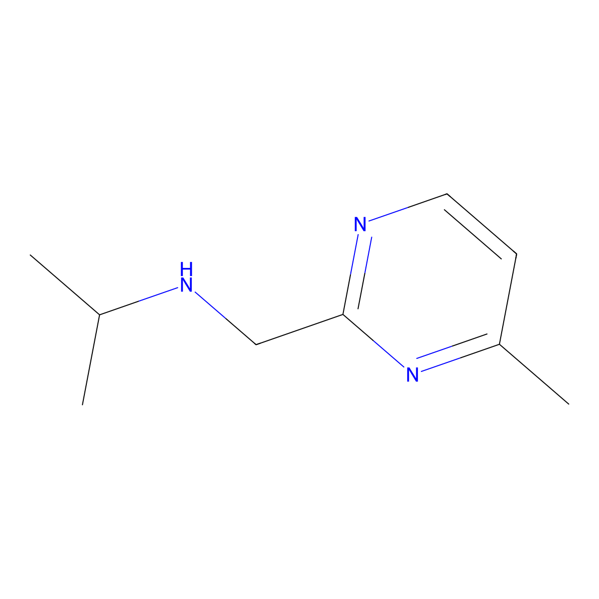 [(4-Methylpyrimidin-2-yl)methyl](propan-2-yl)amine molecular structure, CAS 1342362-72-4