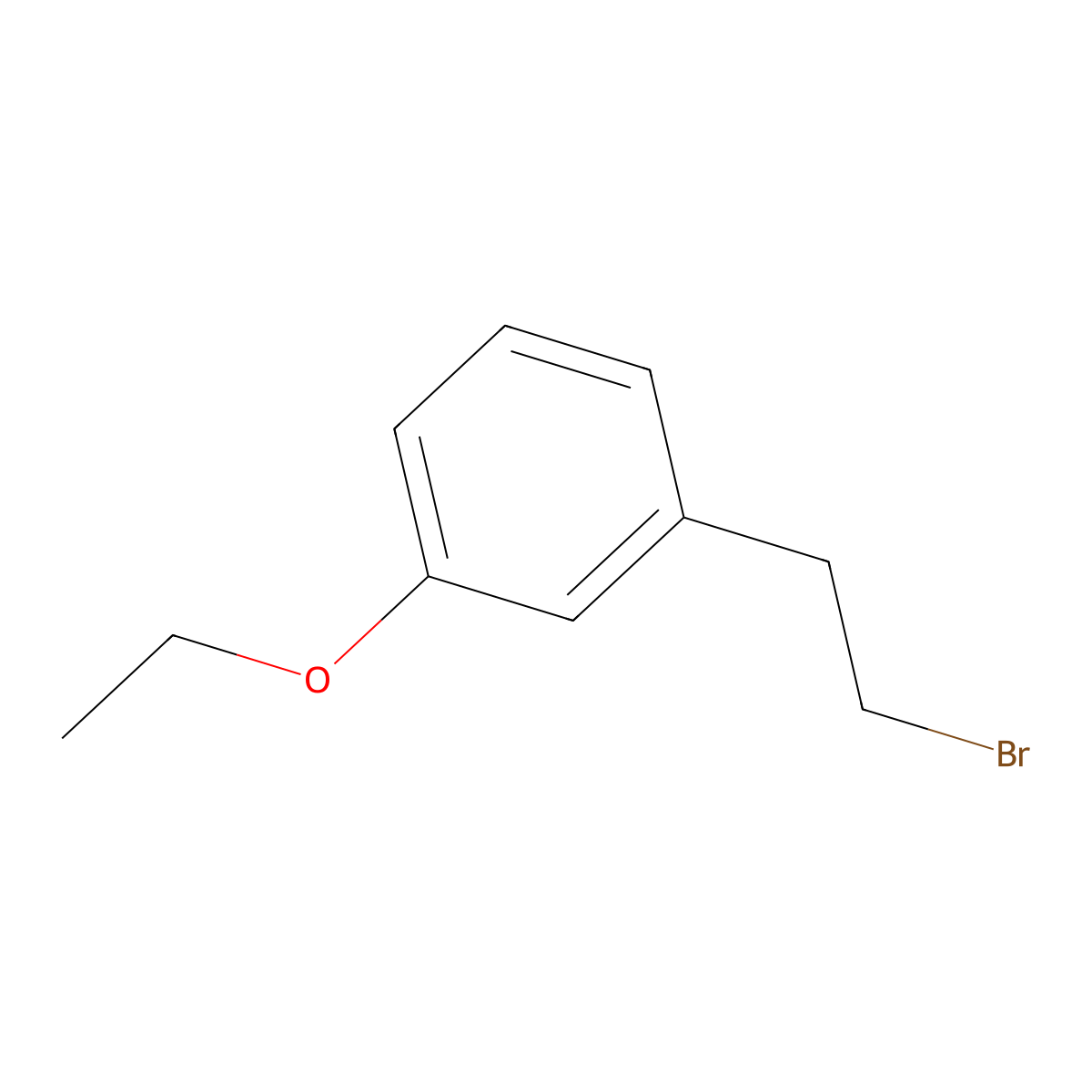 1-(2-Bromoethyl)-3-ethoxybenzene molecular structure, CAS 1342391-53-0