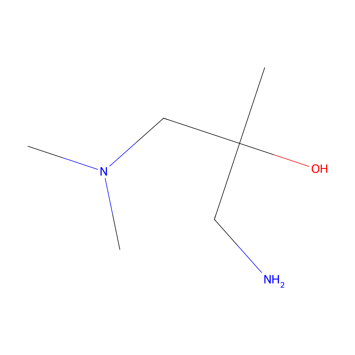 1-Amino-3-(dimethylamino)-2-methylpropan-2-ol molecular structure, CAS 1342397-81-2