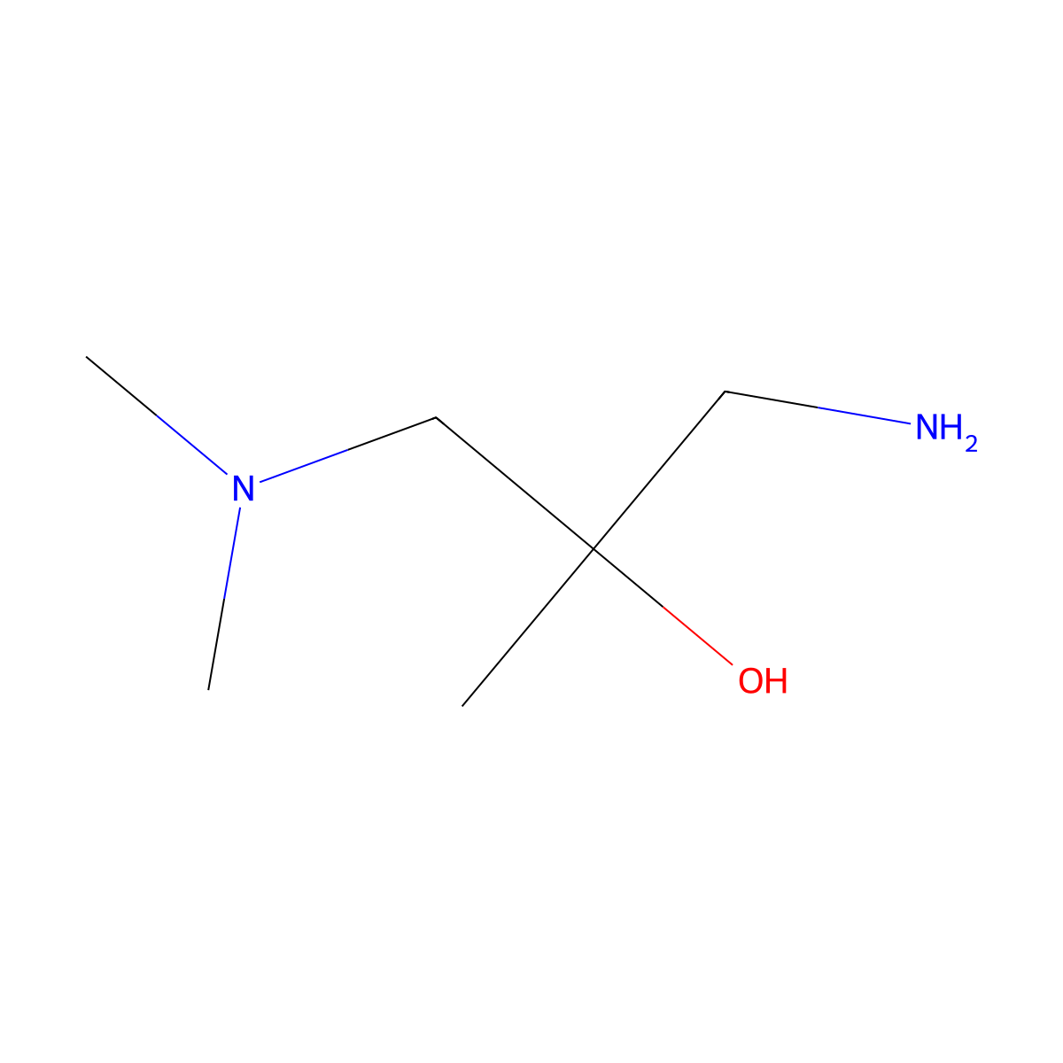 1-Amino-3-(dimethylamino)-2-methylpropan-2-ol molecular structure, CAS 1342397-81-2