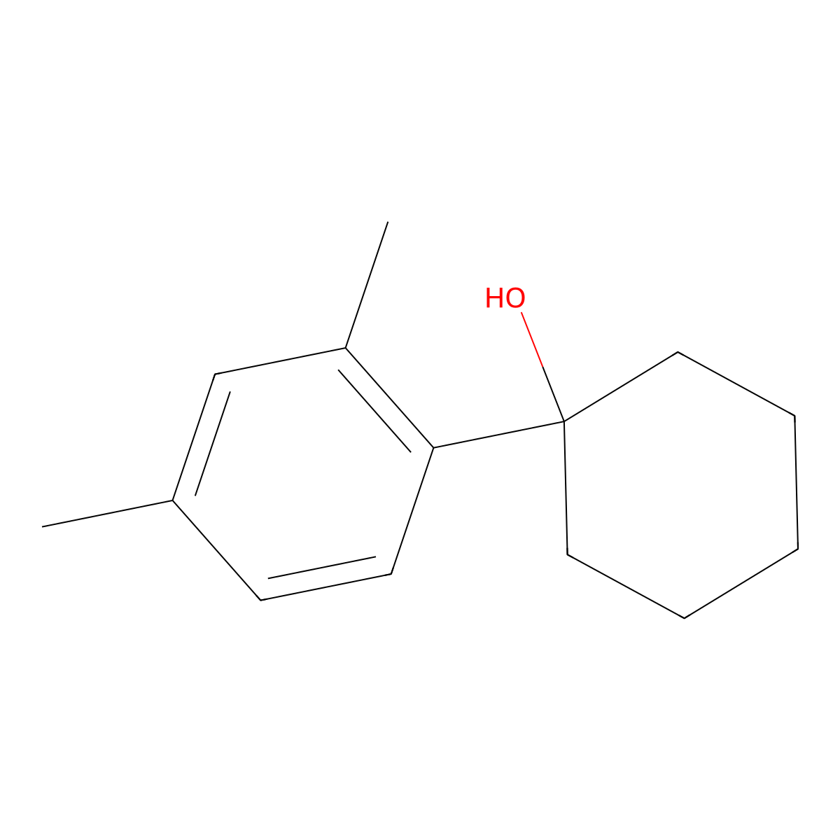 1-(2,4-Dimethylphenyl)cyclohexanol molecular structure, CAS 1342406-20-5