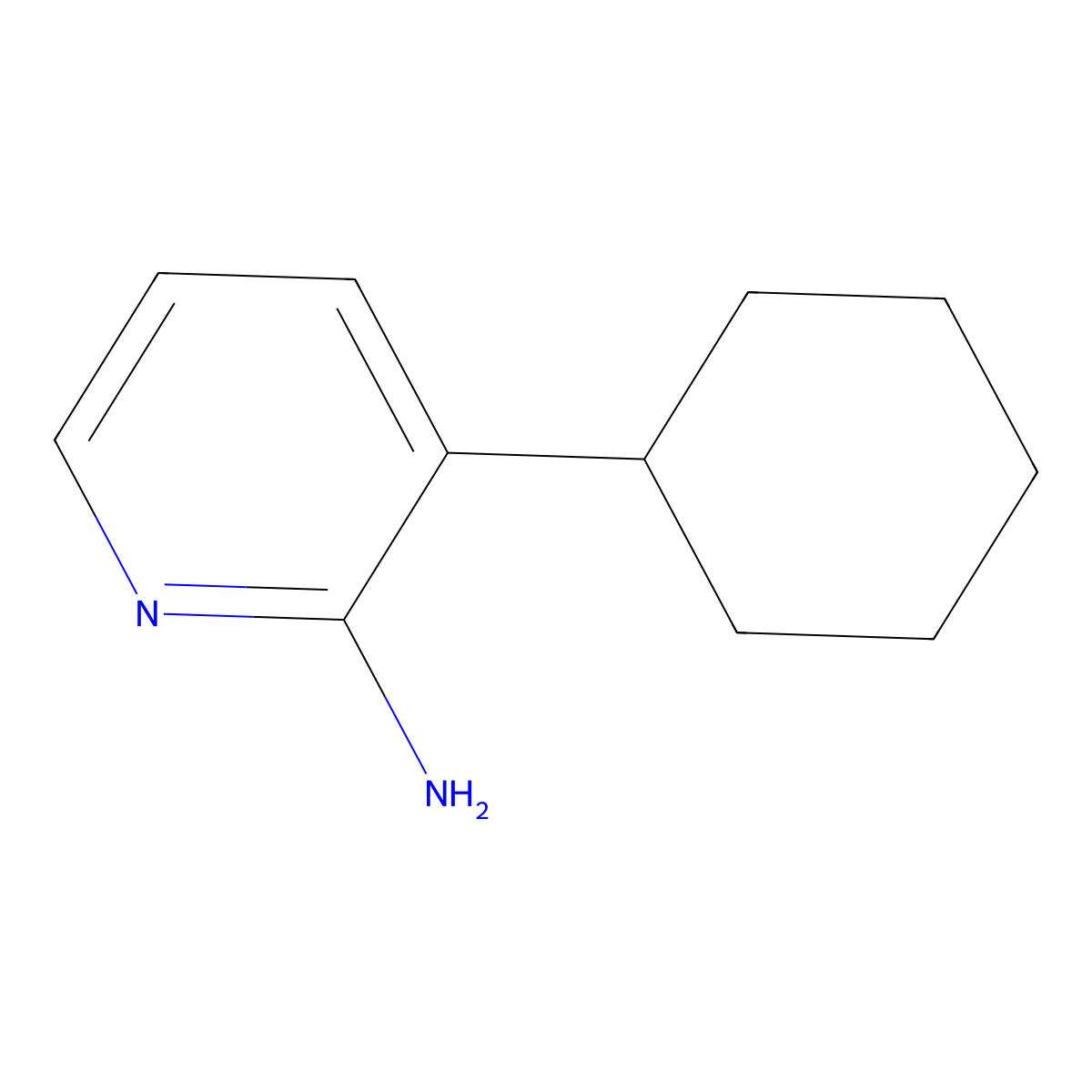 trans-Cyclohexyl-2-aminopyridine molecular structure, CAS 1342418-34-1
