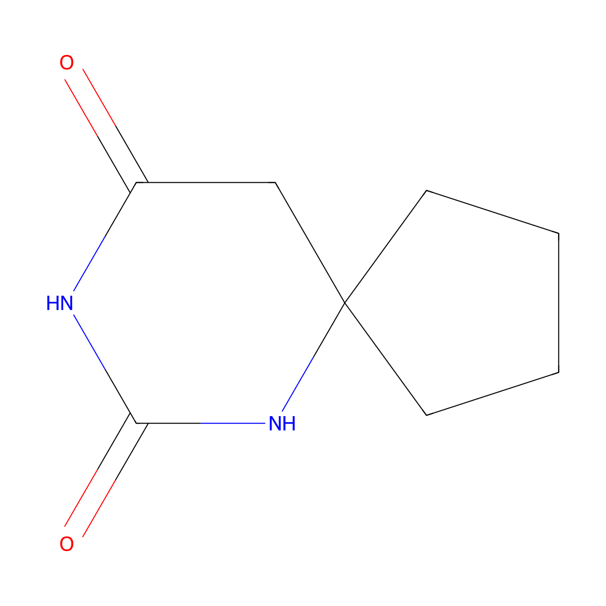 6,8-Diazaspiro[4.5]decane-7,9-dione molecular structure, CAS 1342422-61-0