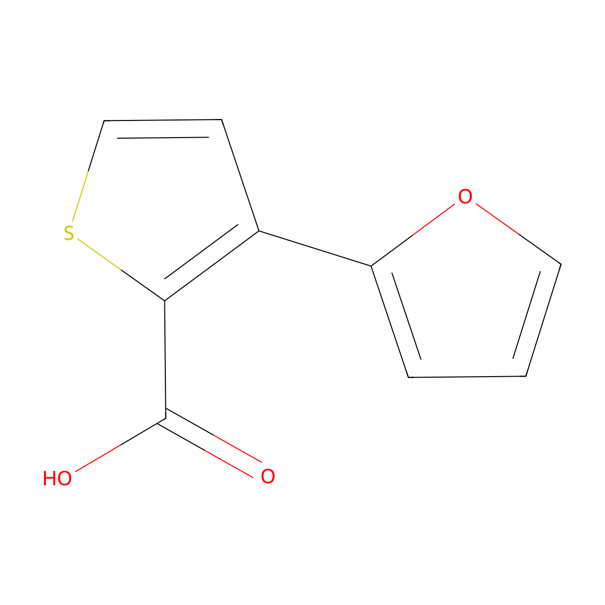 3-(Furan-2-yl)thiophene-2-carboxylic acid molecular structure, CAS 1342440-84-9