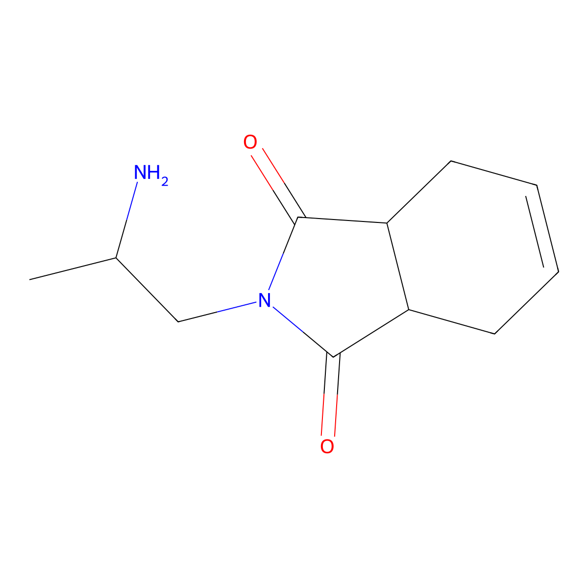 2-(2-Aminopropyl)-2,3,3a,4,7,7a-hexahydro-1H-isoindole-1,3-dione molecular structure, CAS 1342458-56-3