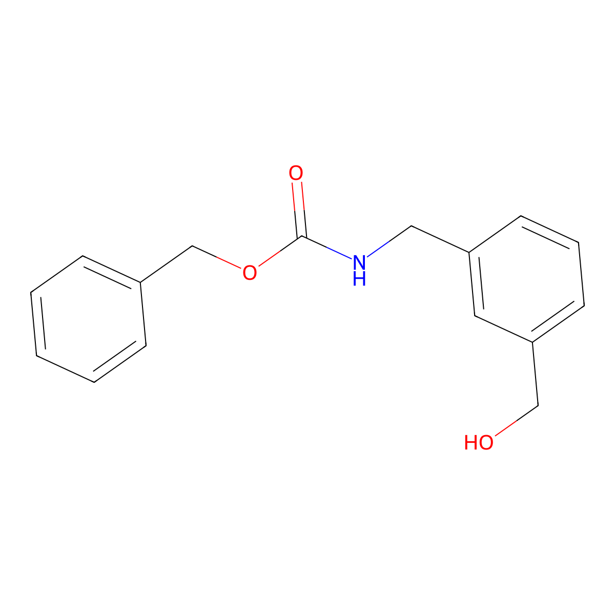 Cbz-(3-(aminomethyl)phenyl)methanol molecular structure, CAS 1342481-30-4