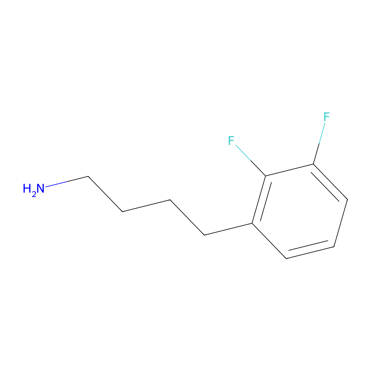 4-(2,3-Difluorophenyl)butan-1-amine molecular structure, CAS 1342481-94-0