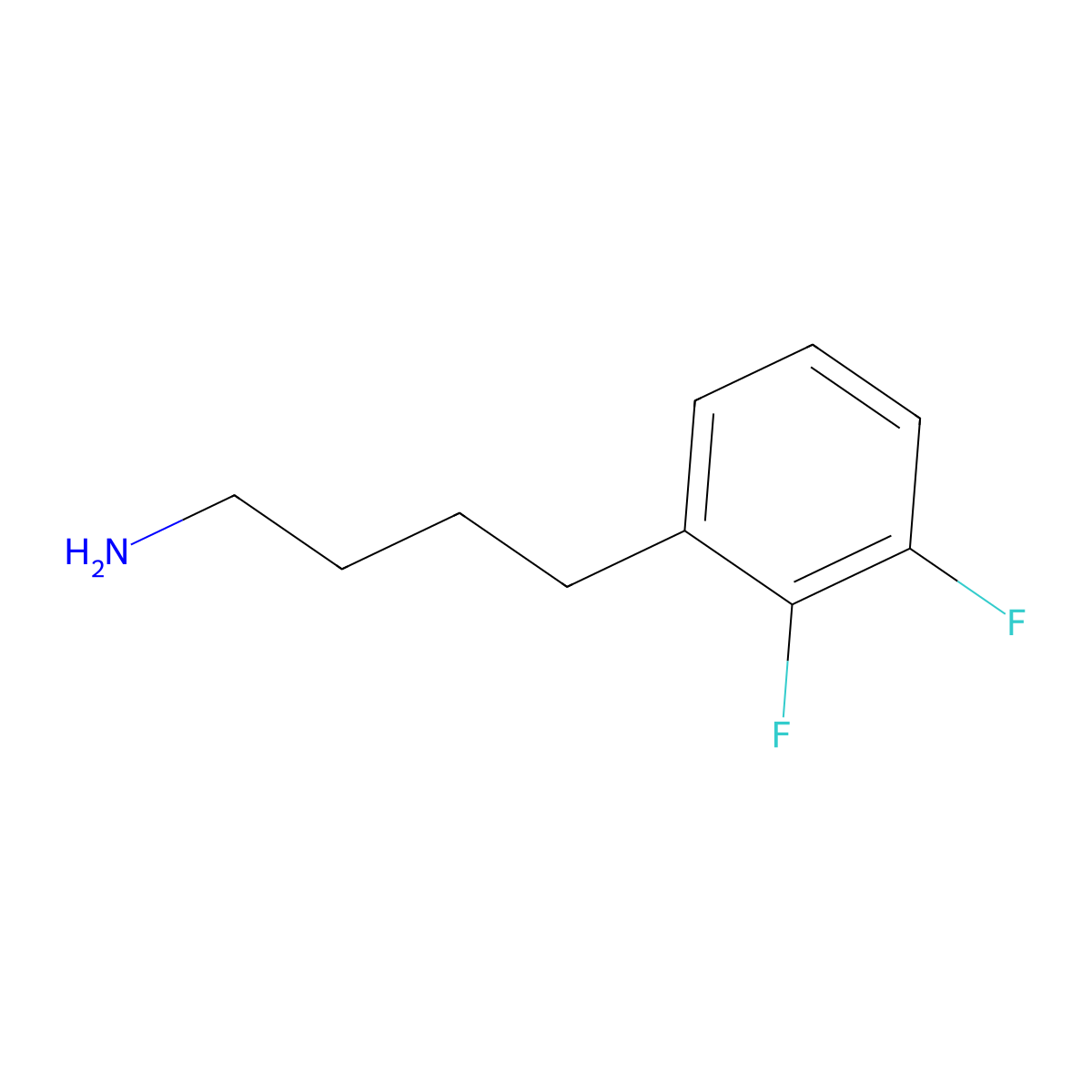 4-(2,3-Difluorophenyl)butan-1-amine molecular structure, CAS 1342481-94-0
