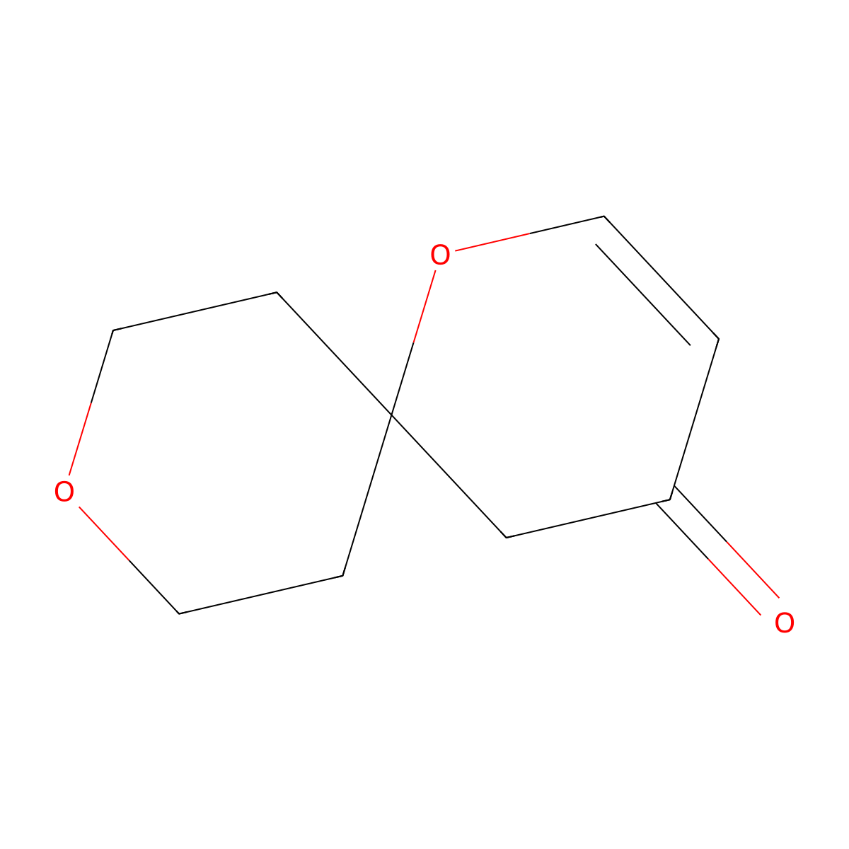 1,9-Dioxaspiro[5.5]undec-2-en-4-one molecular structure, CAS 1342496-28-9