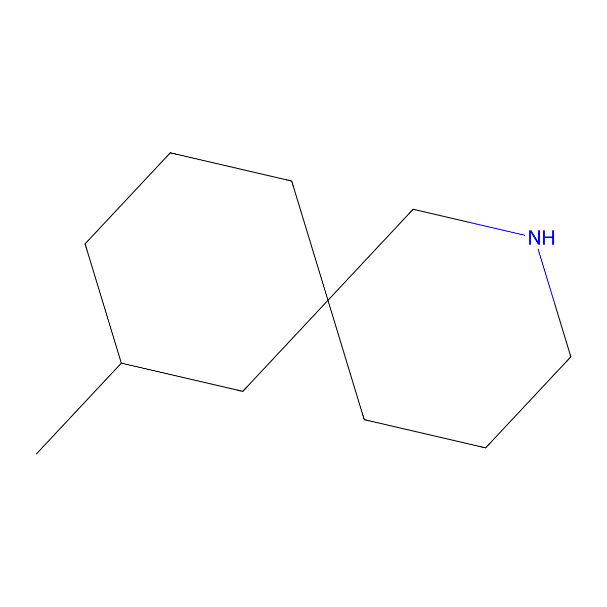 8-Methyl-2-azaspiro[5.5]undecane molecular structure, CAS 1342499-47-1
