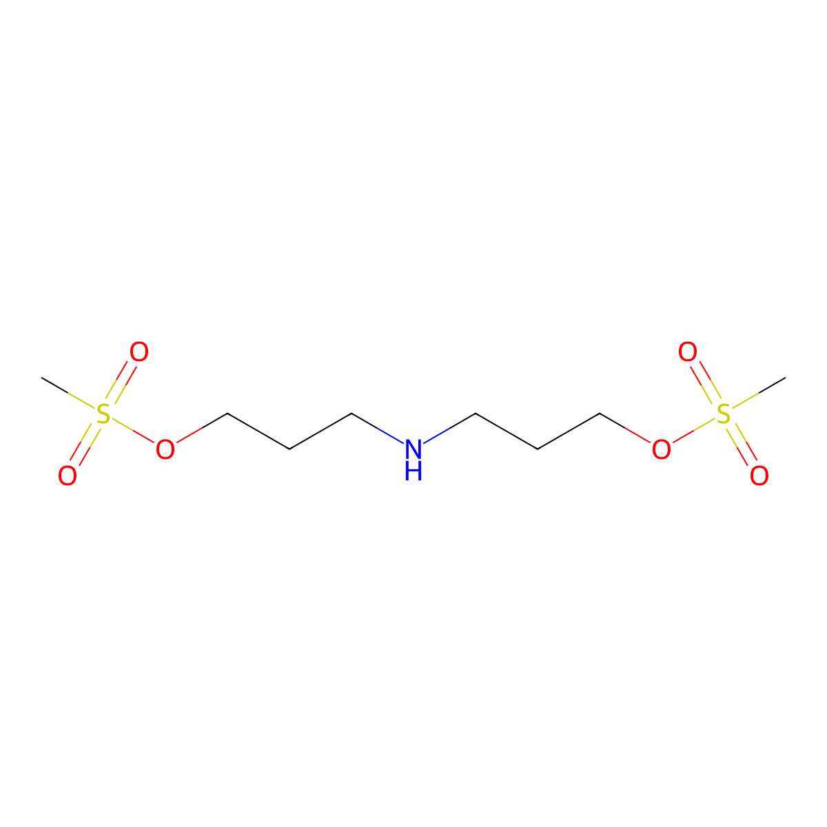 Improsulfan molecular structure, CAS 13425-98-4