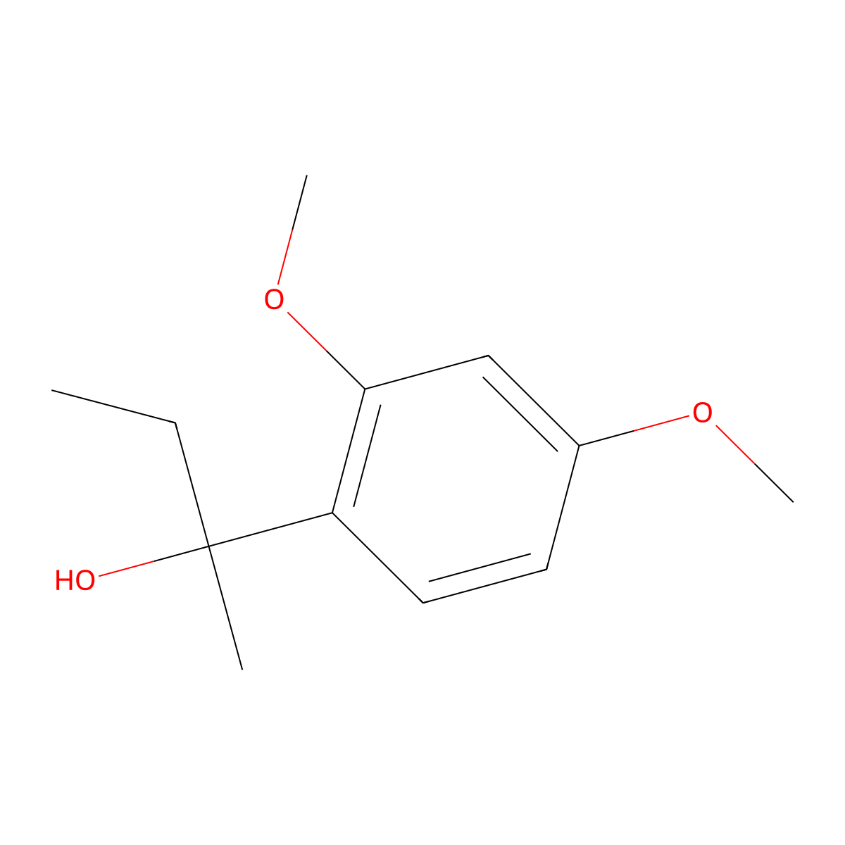 2-(2,4-Dimethoxyphenyl)-2-butanol molecular structure, CAS 1342559-41-4