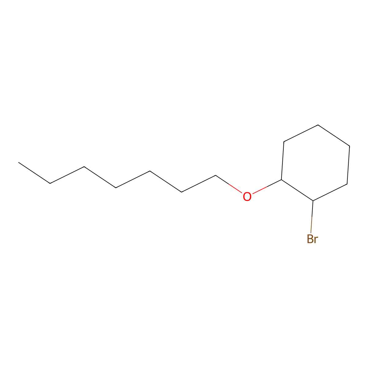 1-Bromo-2-(heptyloxy)cyclohexane molecular structure, CAS 1342565-60-9
