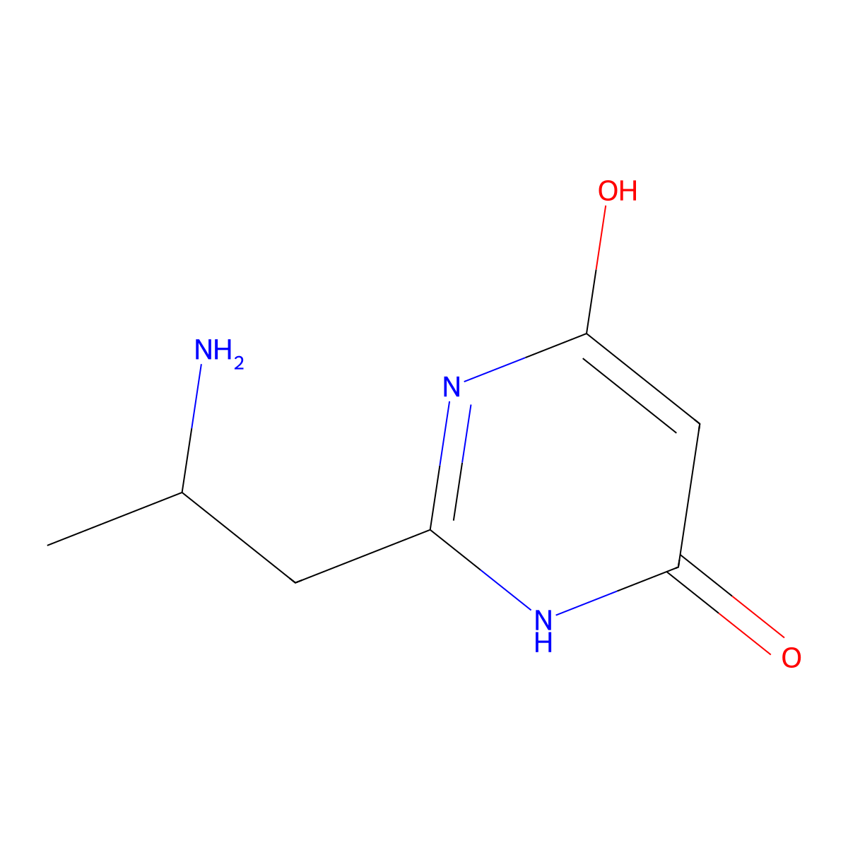 2-(2-Aminopropyl)pyrimidine-4,6-diol molecular structure, CAS 1342569-99-6