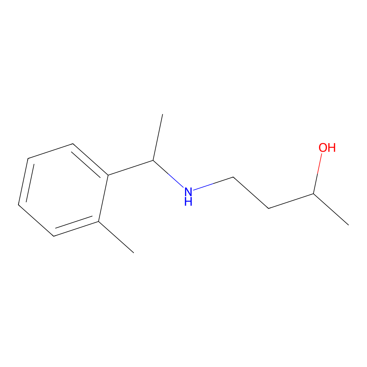 4-{[1-(2-Methylphenyl)ethyl]amino}butan-2-ol molecular structure, CAS 1342602-85-0