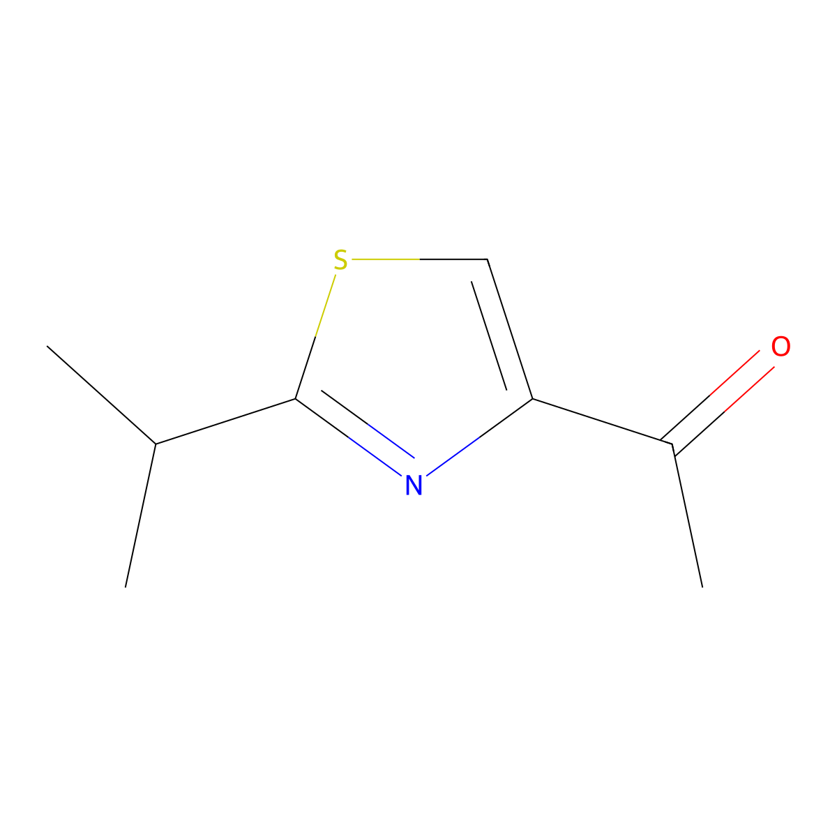 1-[2-(Propan-2-yl)-1,3-thiazol-4-yl]ethan-1-one molecular structure, CAS 1342614-44-1