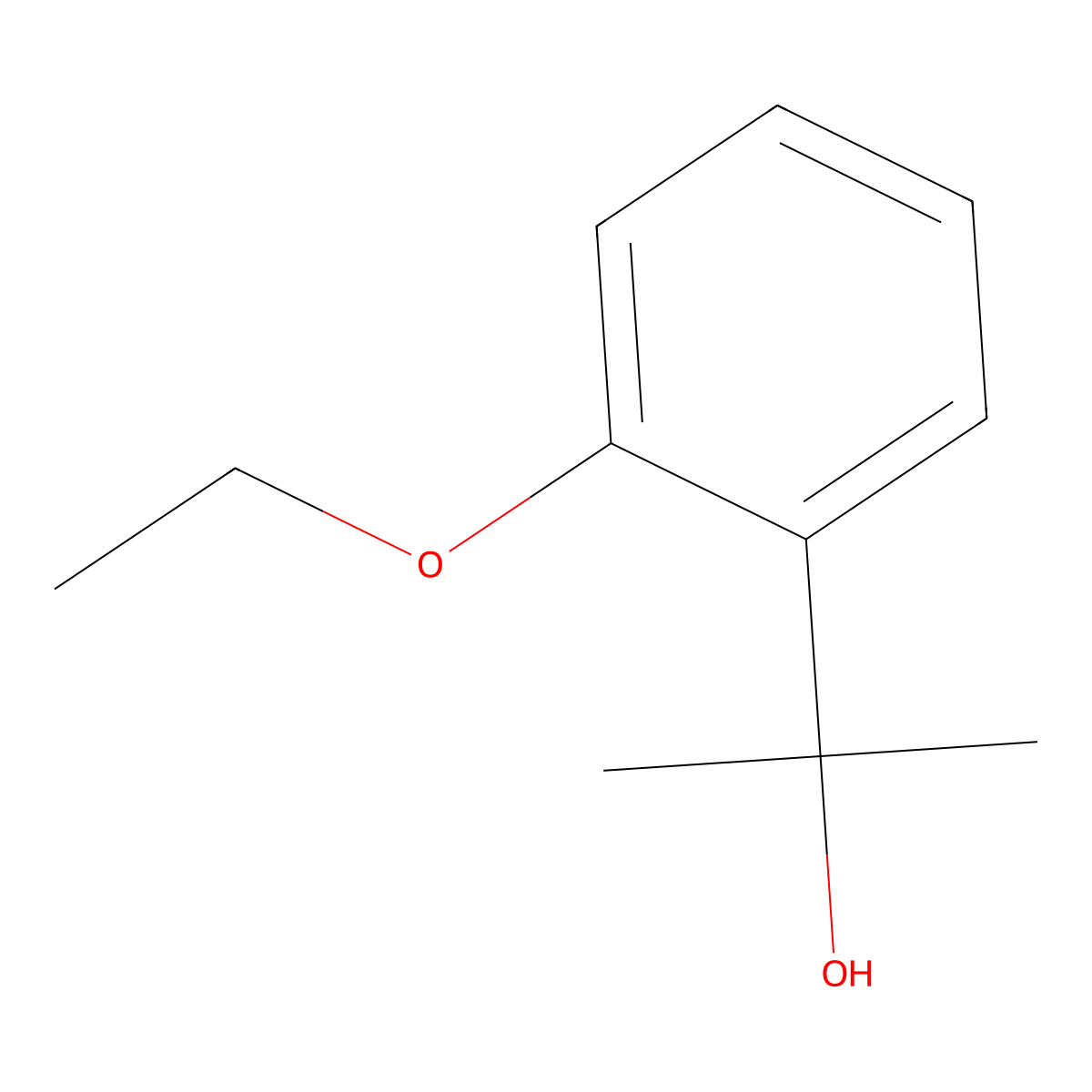 2-(2-Ethoxyphenyl)propan-2-ol molecular structure, CAS 1342640-77-0