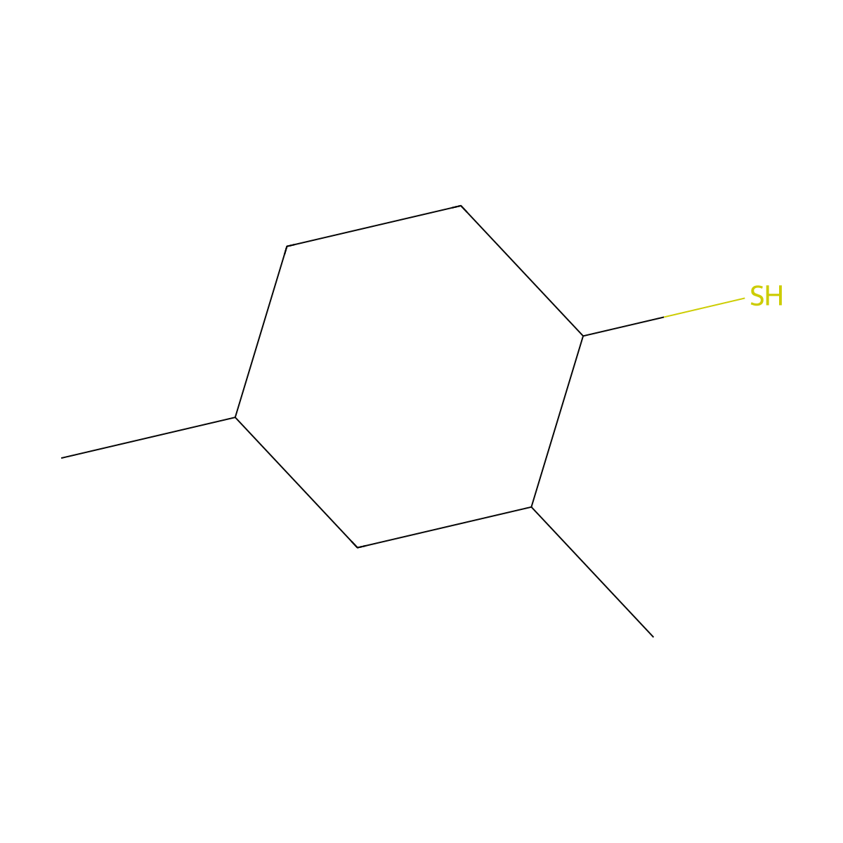 2,4-Dimethylcyclohexane-1-thiol molecular structure, CAS 1342645-86-6