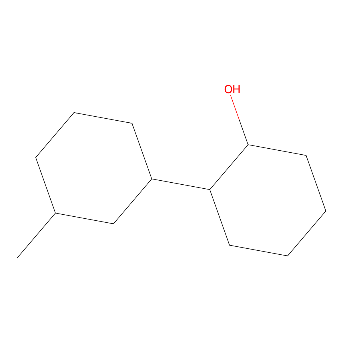 2-(3-Methylcyclohexyl)cyclohexan-1-ol molecular structure, CAS 1342663-72-2