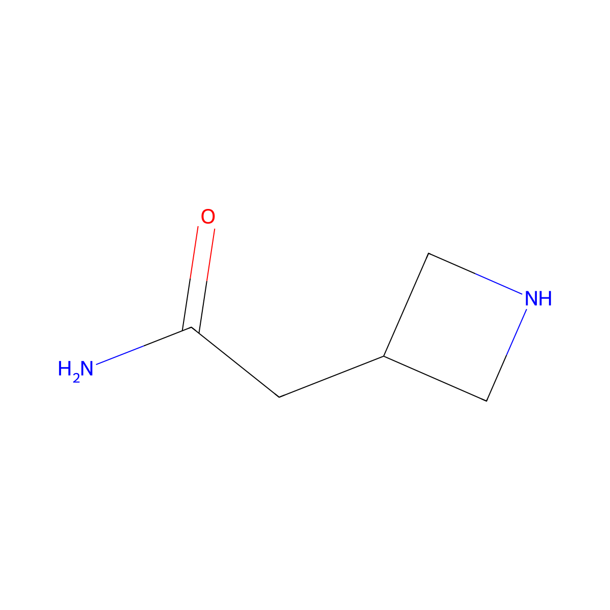 2-(Azetidin-3-yl)acetamide molecular structure, CAS 1342677-31-9