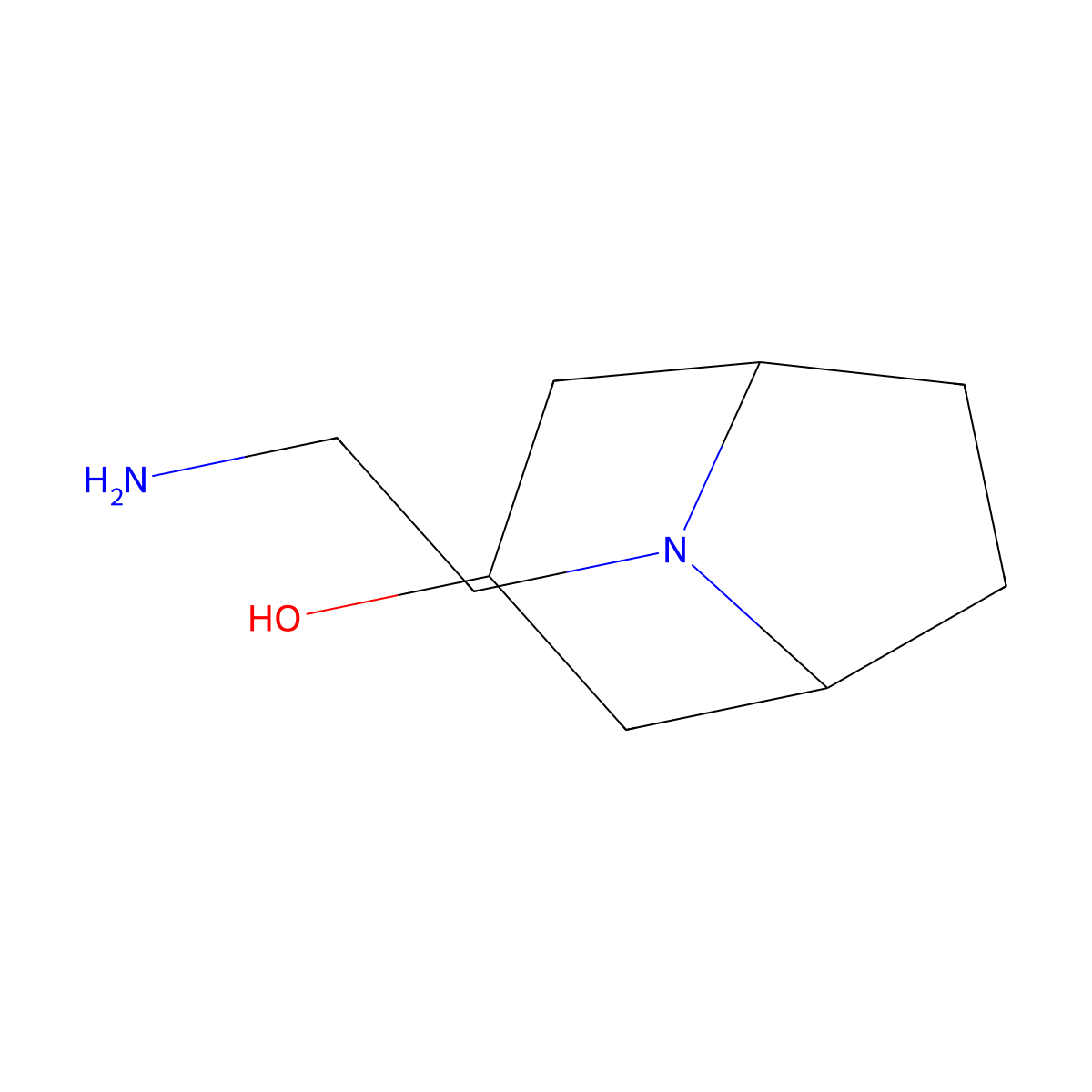 8-(2-Aminoethyl)-8-azabicyclo[3.2.1]octan-3-ol molecular structure, CAS 1342681-62-2