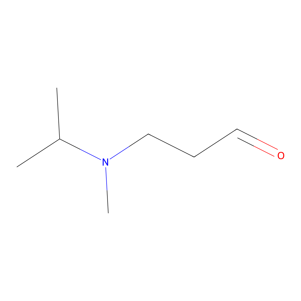 3-[Methyl(propan-2-yl)amino]propanal molecular structure, CAS 1342705-34-3