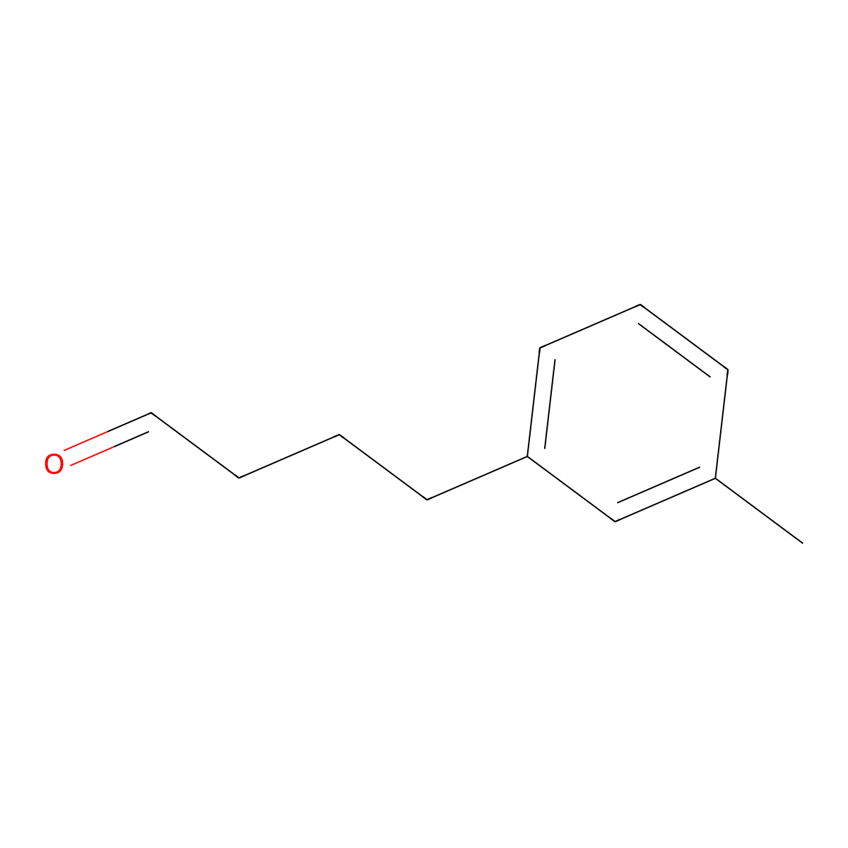 4-(3-Methylphenyl)butanal molecular structure, CAS 1342706-33-5