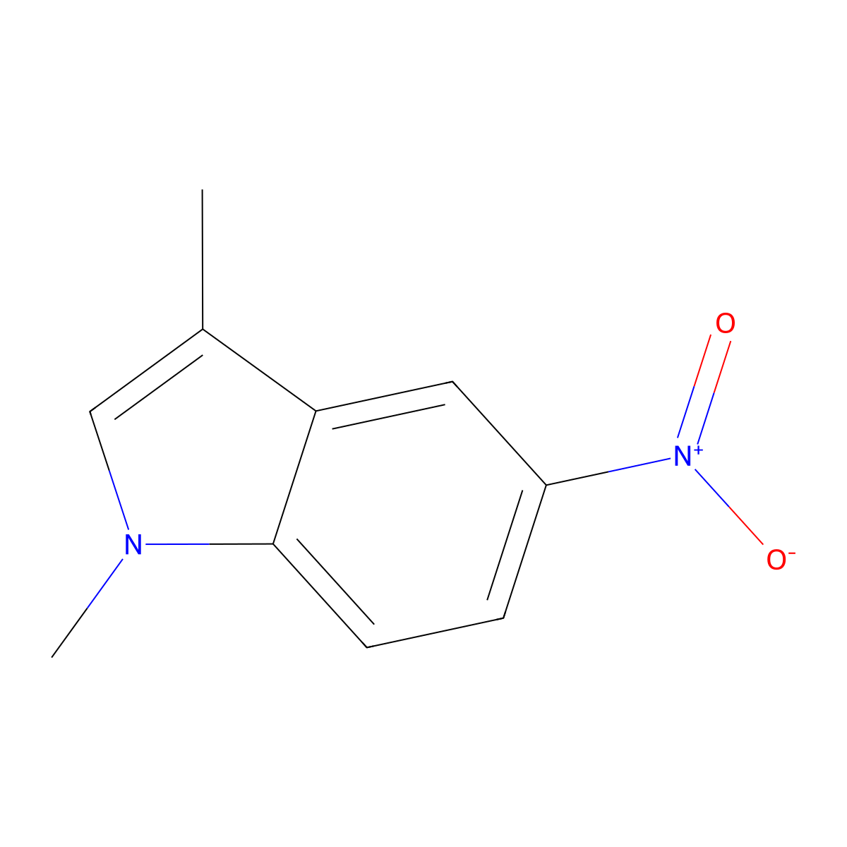 1,3-Dimethyl-5-nitro-1H-indole molecular structure, CAS 134271-97-9