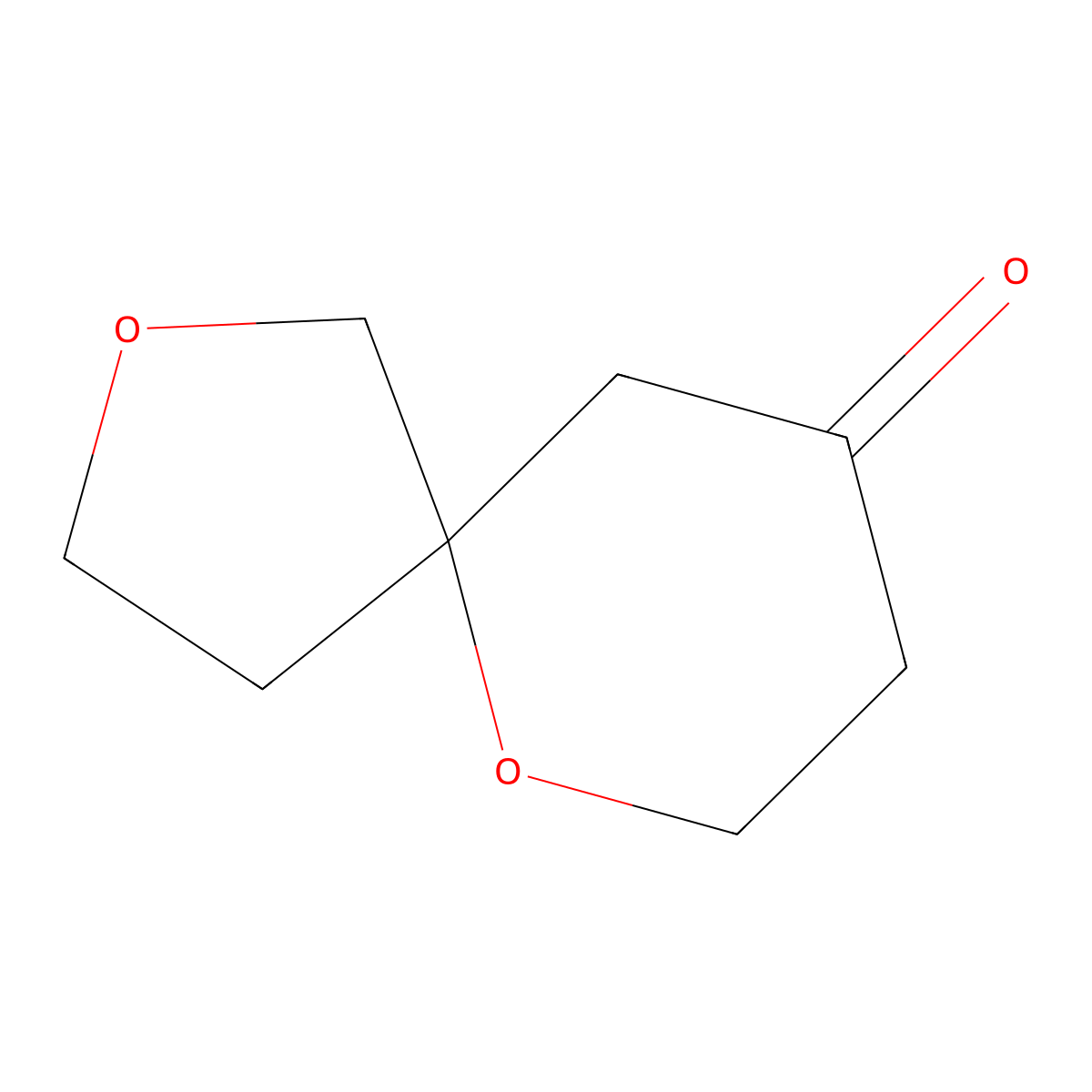 2,6-Dioxaspiro[4.5]decan-9-one molecular structure, CAS 1342743-20-7