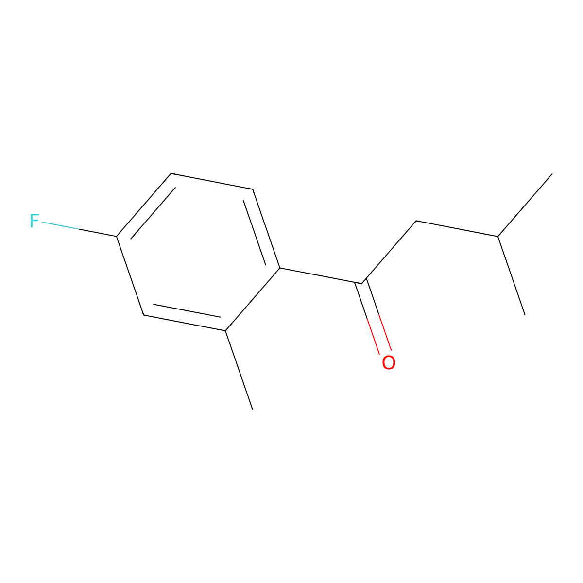 2',3-Dimethyl-4'-fluorobutyrophenone molecular structure, CAS 1342783-04-3