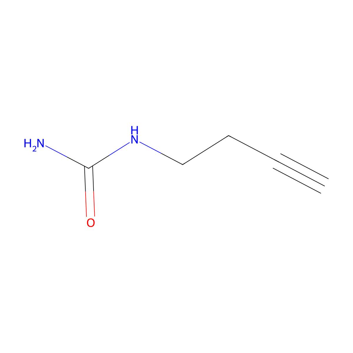 (But-3-yn-1-yl)urea molecular structure, CAS 1342824-24-1