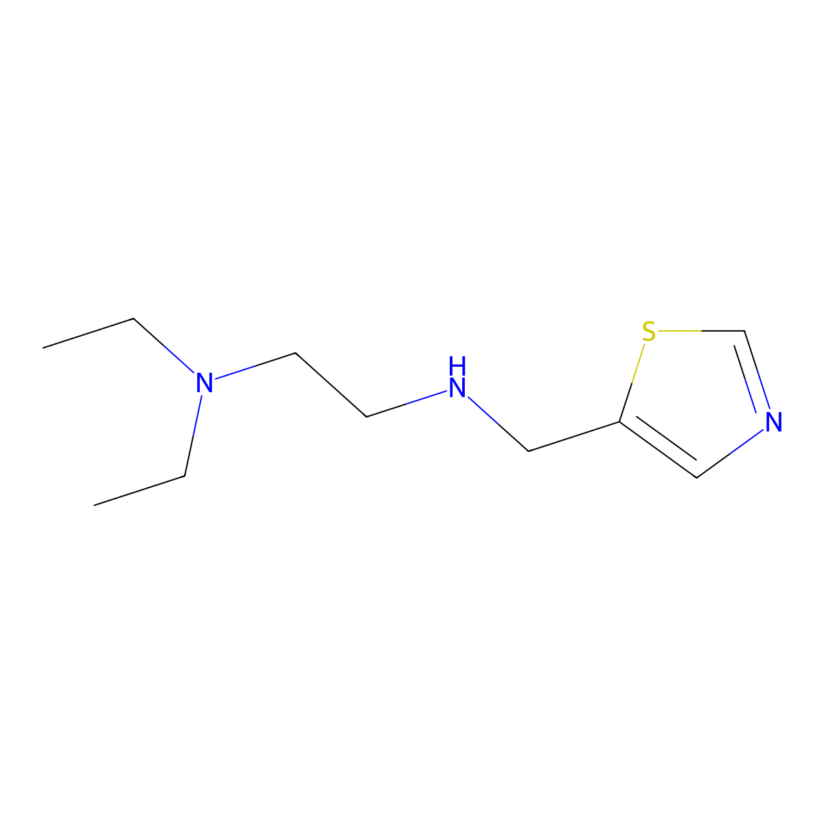 [2-(Diethylamino)ethyl][(1,3-thiazol-5-yl)methyl]amine molecular structure, CAS 1342845-82-2