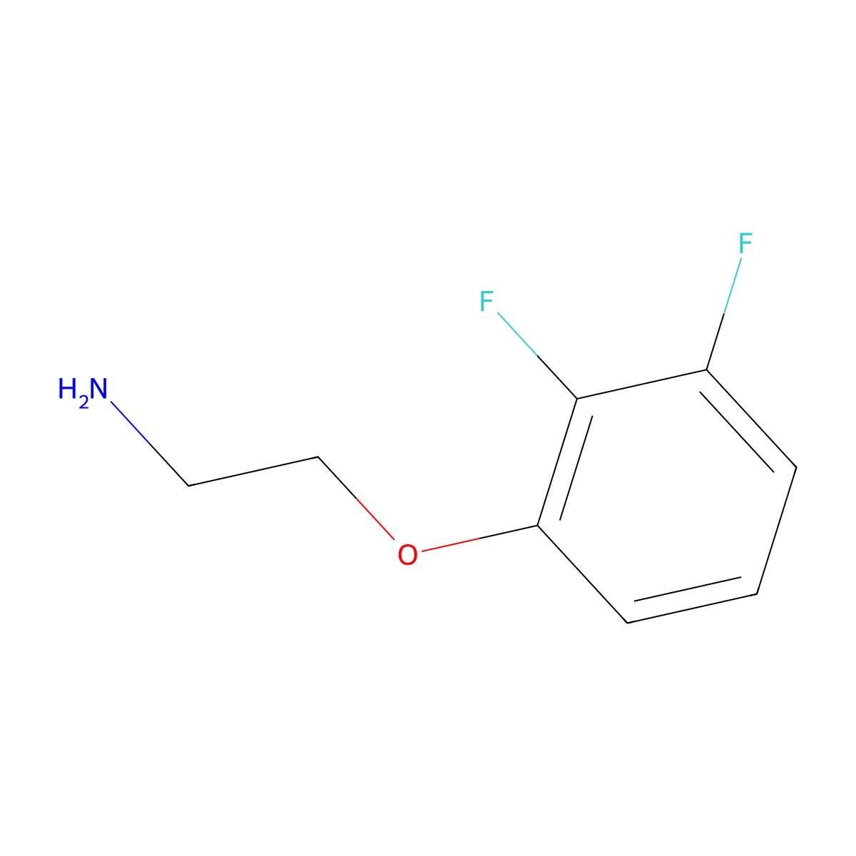 2-(2,3-Difluorophenoxy)ethan-1-amine molecular structure, CAS 1342855-40-6