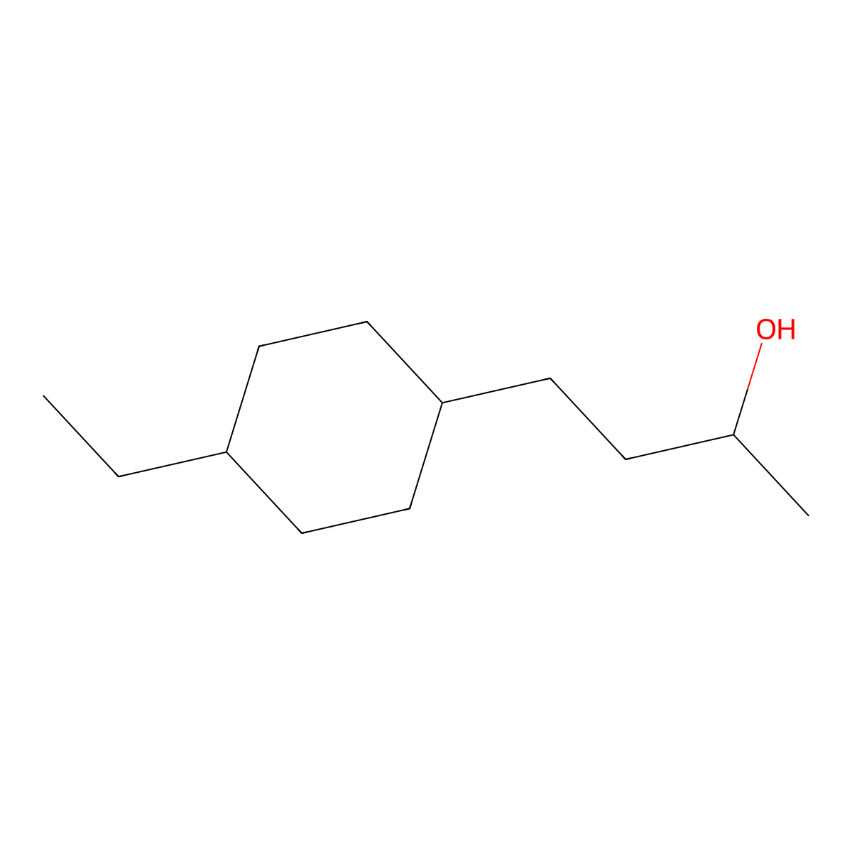 4-(4-Ethylcyclohexyl)butan-2-ol molecular structure, CAS 1342865-51-3