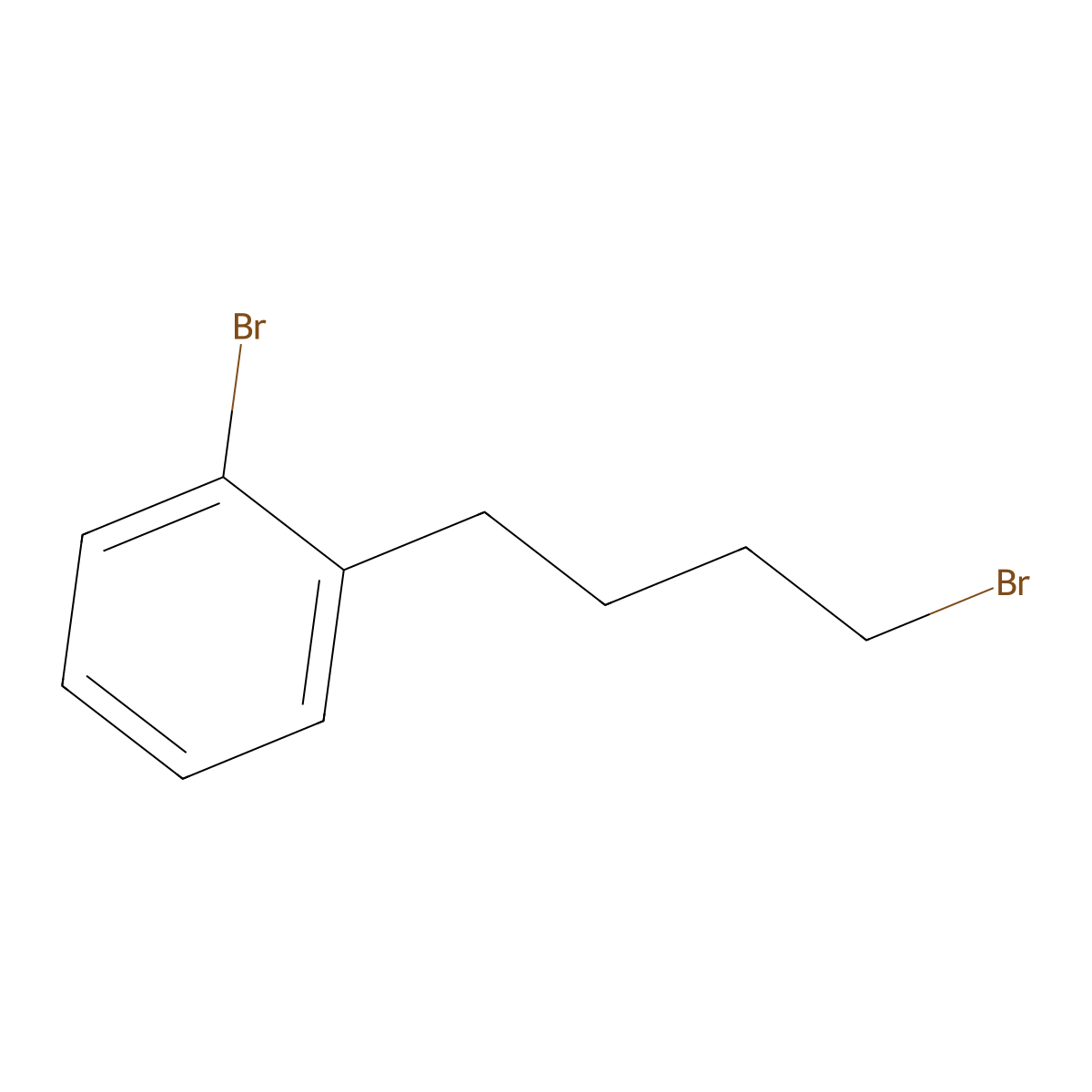 1-(4-Bromobutyl)-2-bromobenzene molecular structure, CAS 1342870-80-7