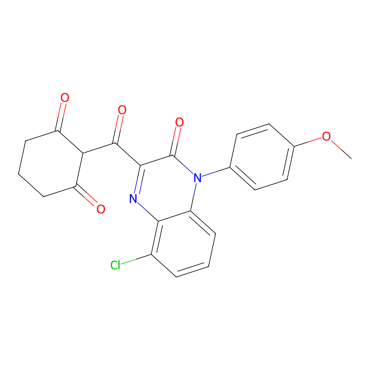 Fenquinotrione molecular structure, CAS 1342891-70-6