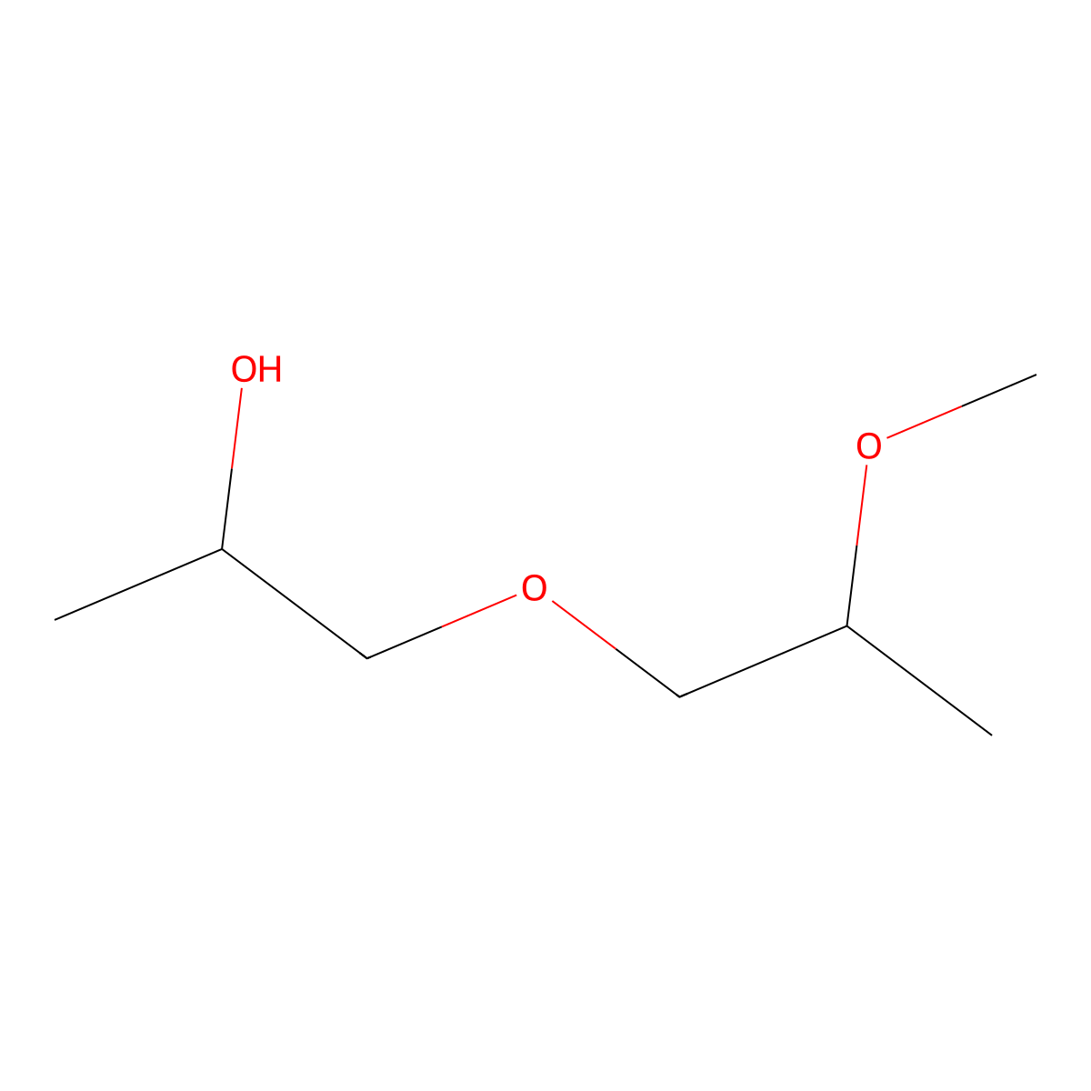 1-(2-Methoxypropoxy)-2-propanol molecular structure, CAS 13429-07-7