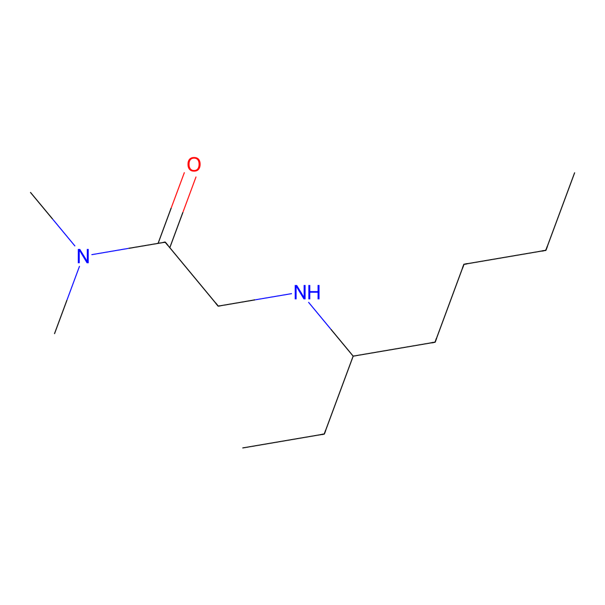 2-[(Heptan-3-yl)amino]-N,N-dimethylacetamide molecular structure, CAS 1342900-38-2