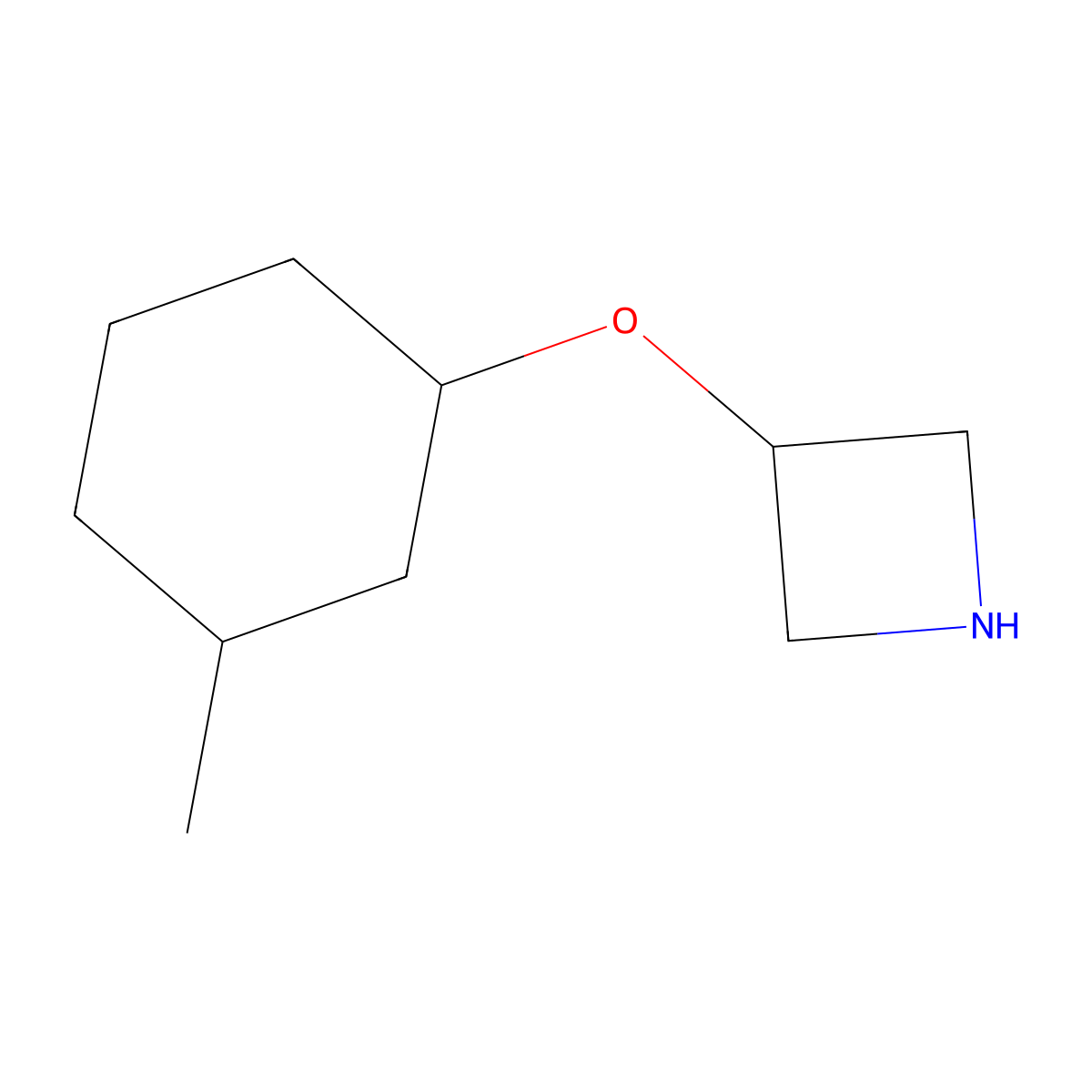 3-[(3-Methylcyclohexyl)oxy]azetidine molecular structure, CAS 1342901-20-5