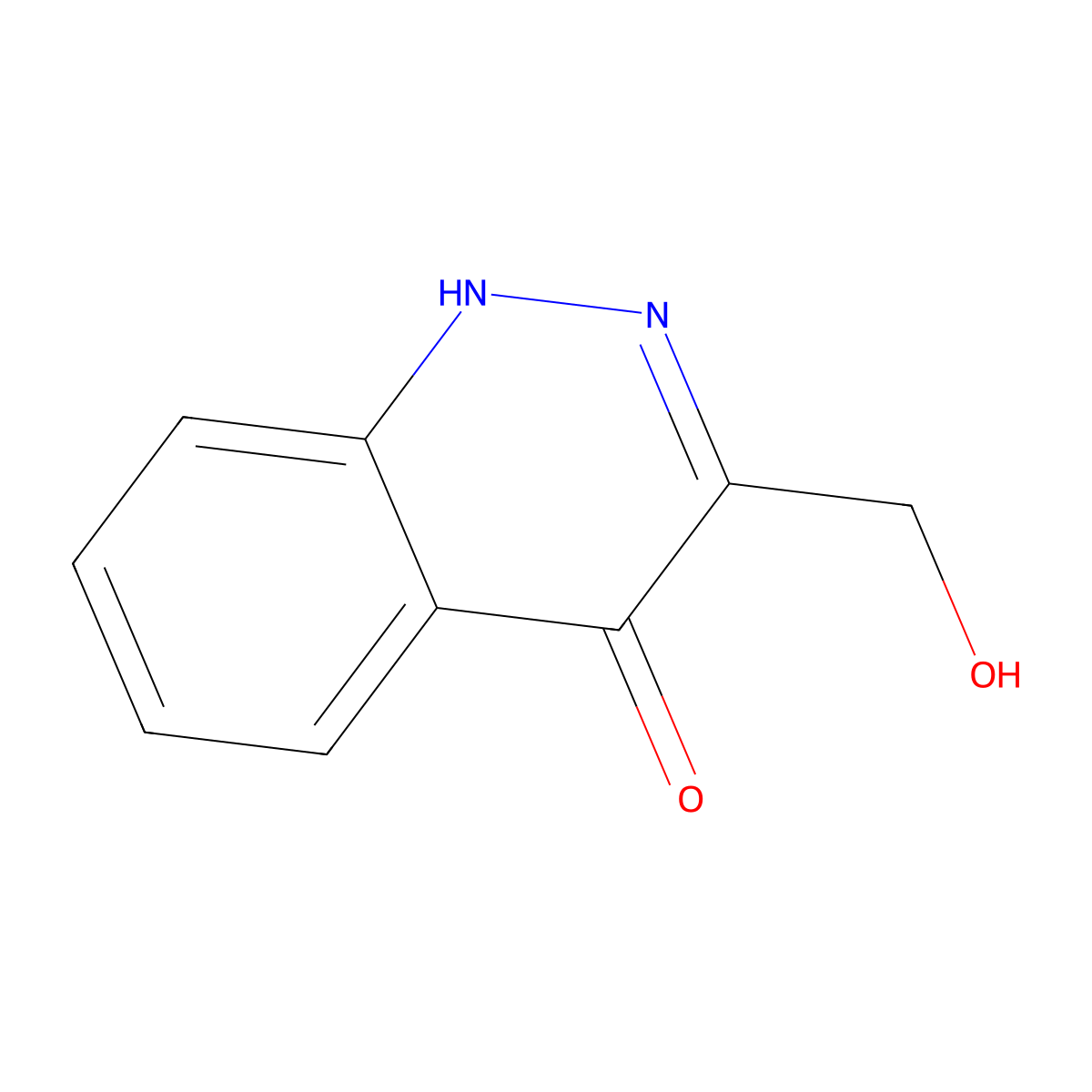 3-(hydroxymethyl)-4(1H)-Cinnolinone molecular structure, CAS 1342948-21-3
