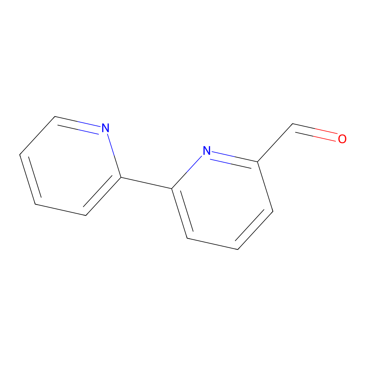 (2,2'-Bipyridine)-6-carbaldehyde molecular structure, CAS 134296-07-4