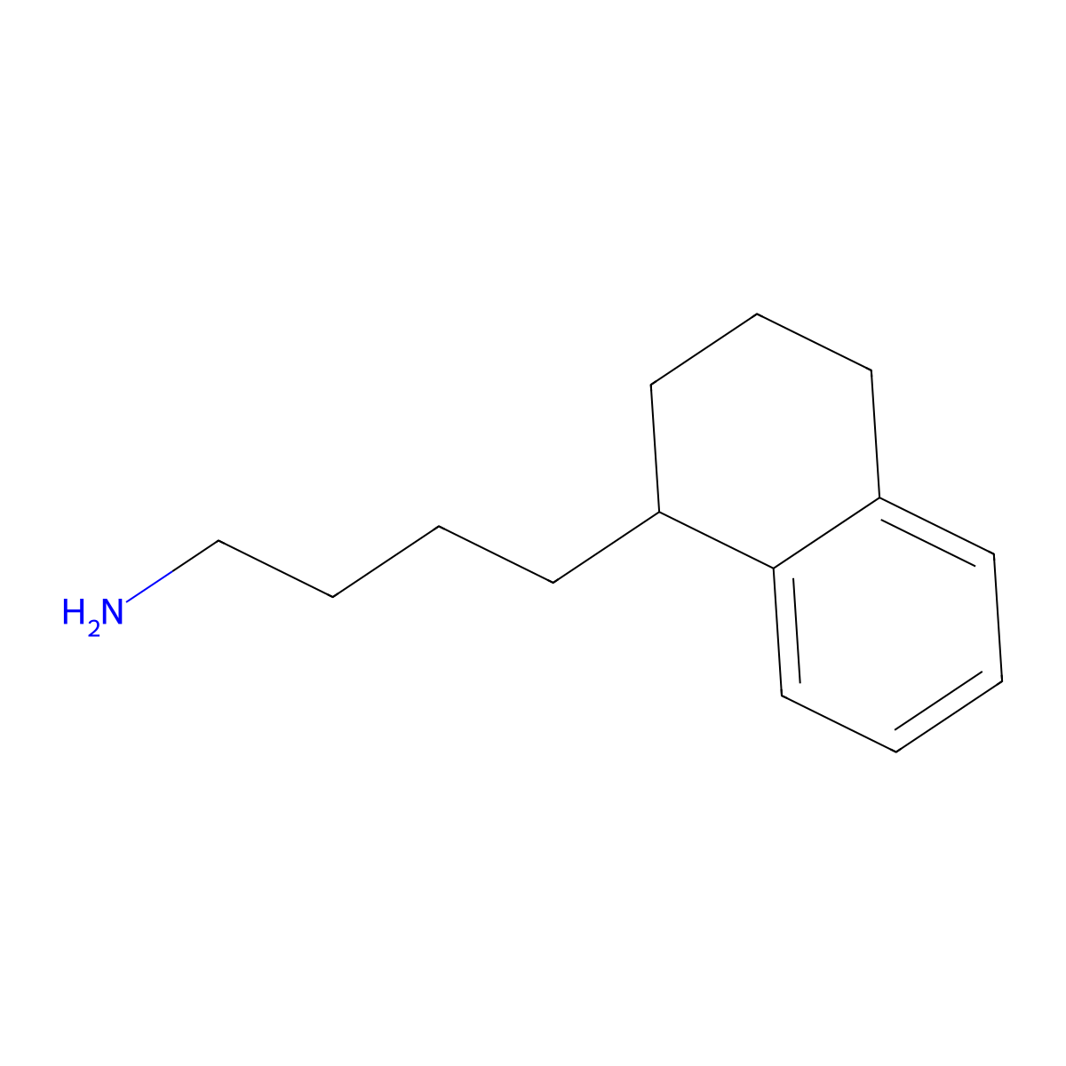 4-(1,2,3,4-Tetrahydronaphthalen-1-yl)butan-1-amine molecular structure, CAS 1342973-10-7