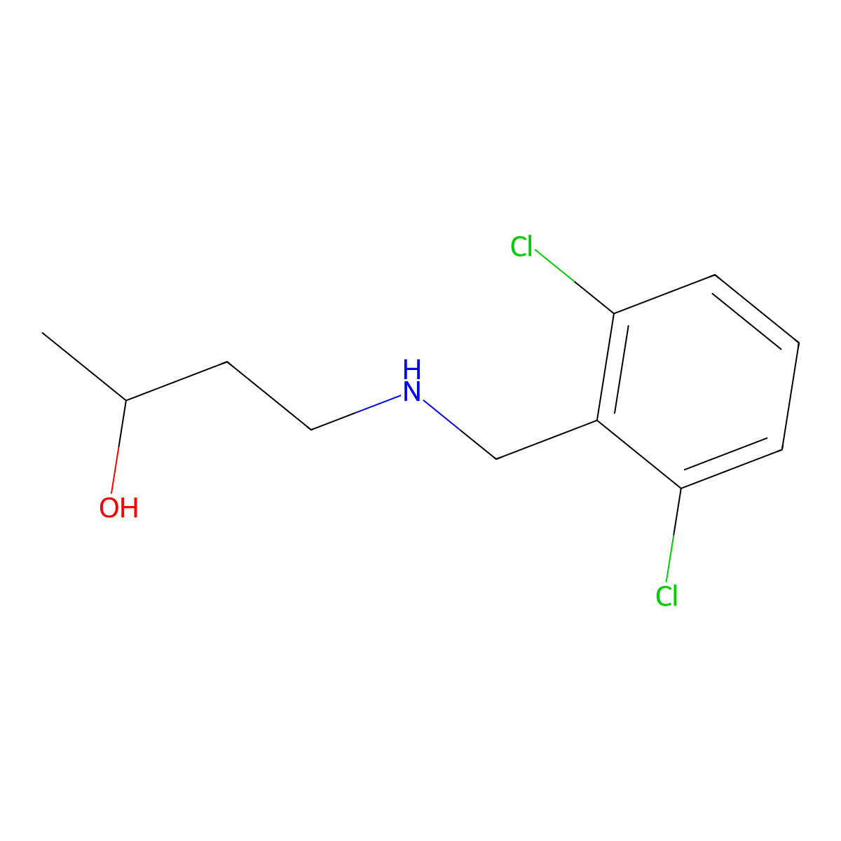 4-{[(2,6-Dichlorophenyl)methyl]amino}butan-2-ol molecular structure, CAS 1342977-81-4