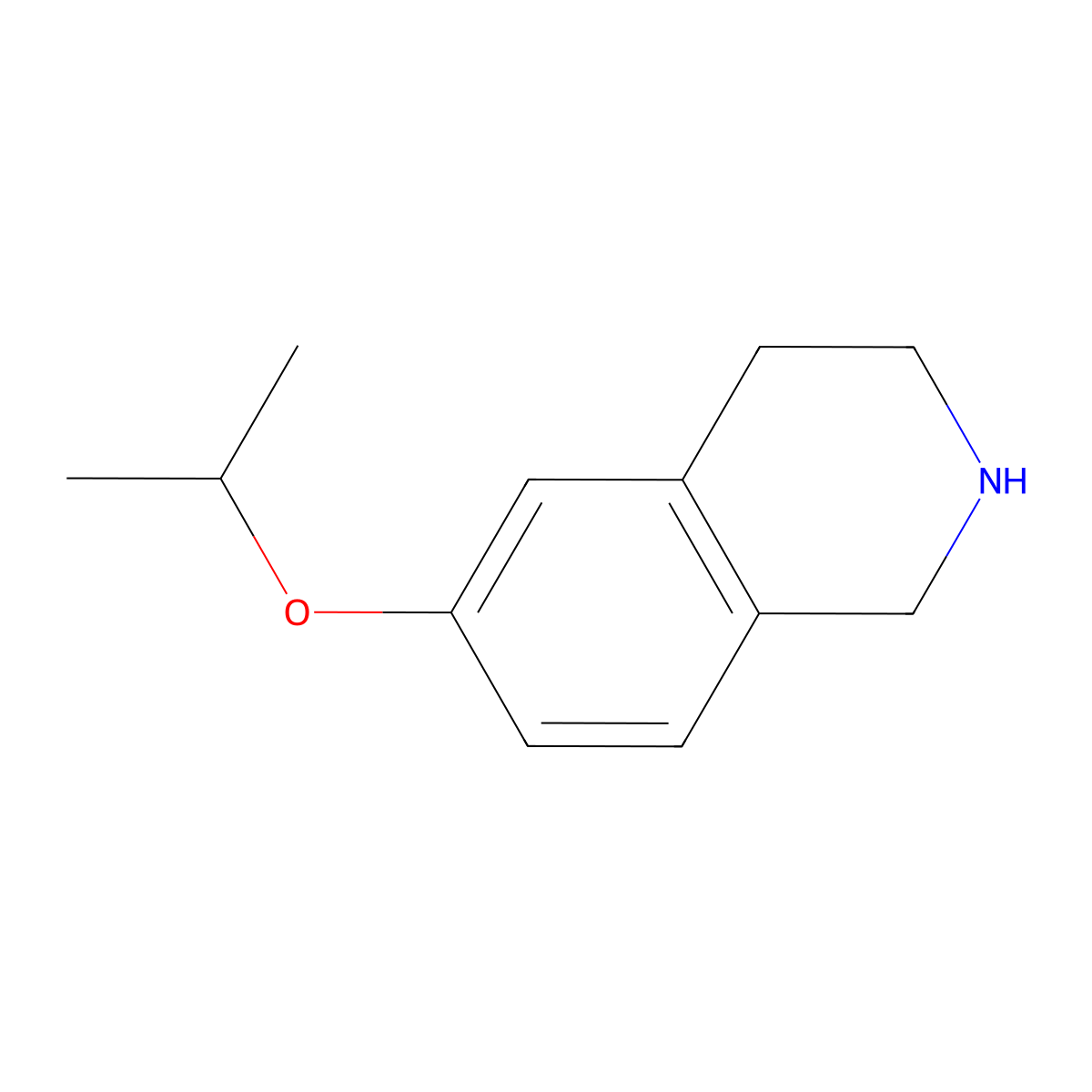 6-(Propan-2-yloxy)-1,2,3,4-tetrahydroisoquinoline molecular structure, CAS 1342992-17-9