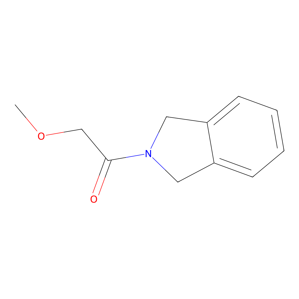 1-(Isoindolin-2-yl)-2-methoxyethanone molecular structure, CAS 1342999-31-8