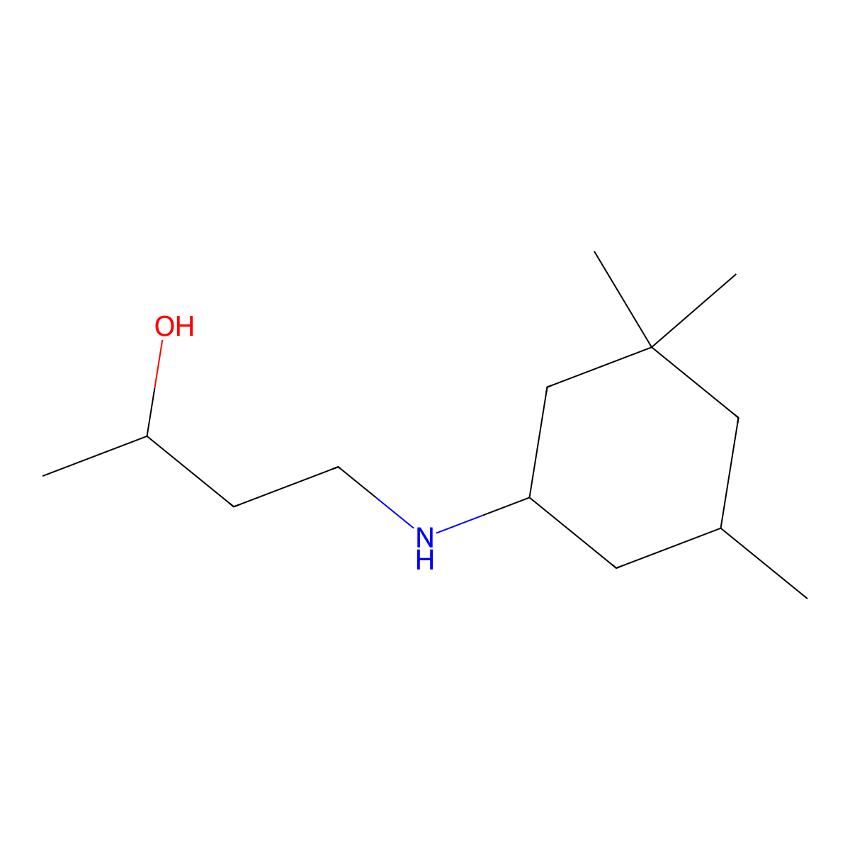 4-[(3,3,5-Trimethylcyclohexyl)amino]butan-2-ol molecular structure, CAS 1343003-31-5
