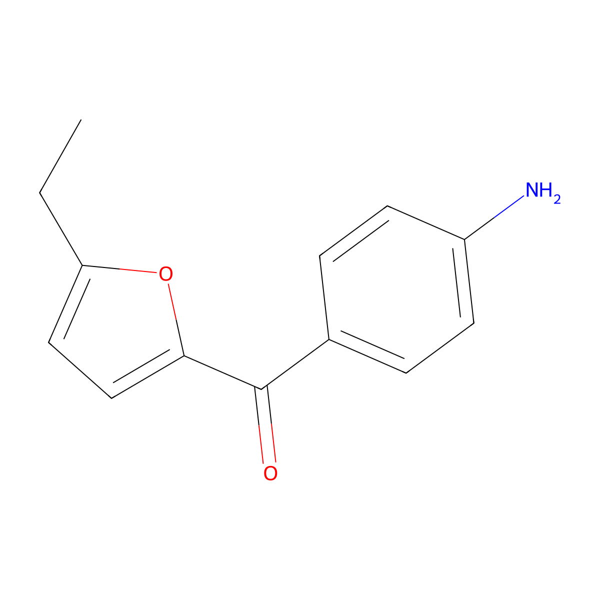 4-(5-Ethylfuran-2-carbonyl)aniline molecular structure, CAS 1343032-79-0
