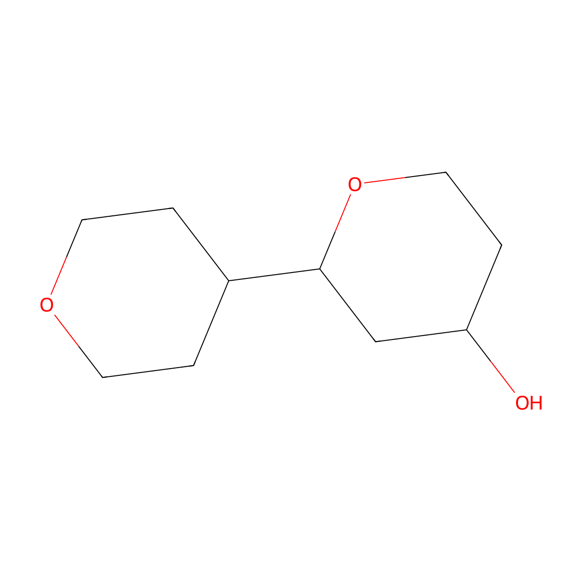 2-(Oxan-4-yl)oxan-4-ol molecular structure, CAS 1343033-65-7