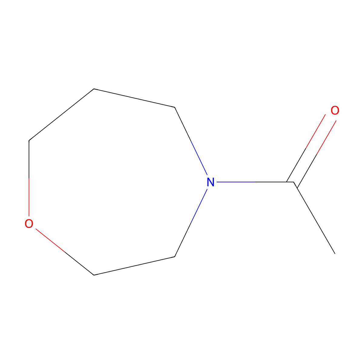 1-(1,4-Oxazepan-4-yl)ethan-1-one molecular structure, CAS 1343066-95-4